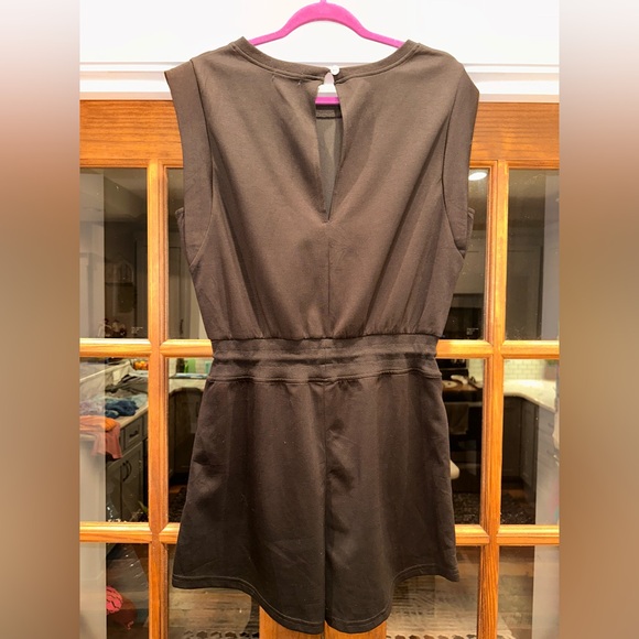 NWOT Ofeefan‎ Black Sleeveless Luxurious Size Large Romper - Picture 4 of 8